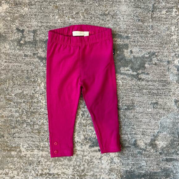 JoJo Maman Bebe Raspberry Pink Leggings 6-12 Months NWOT - Picture 8 of 8